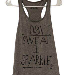 Chin Up Apparel Charcoal Tank Top